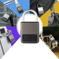 Fingerprint Padlock Waterproof Smart Keyless Security Locker Fingerprint Lock Anti-Theft USB Charge For Bike Gym Locker Luggage - Image 5