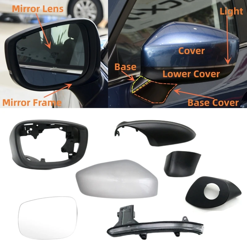 car-exterior-door-side-rearview-mirror-heated-lens-turn-signal-light