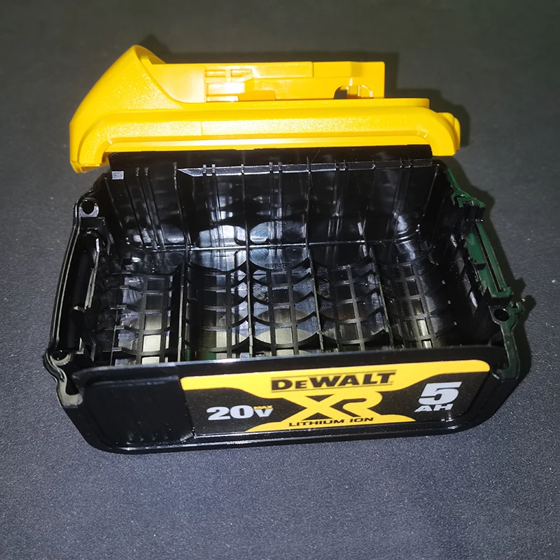 DEWALT Original Tool Shell DCB205 20V5.0Ah Lithium Battery Genuine Yellow Compact Housing