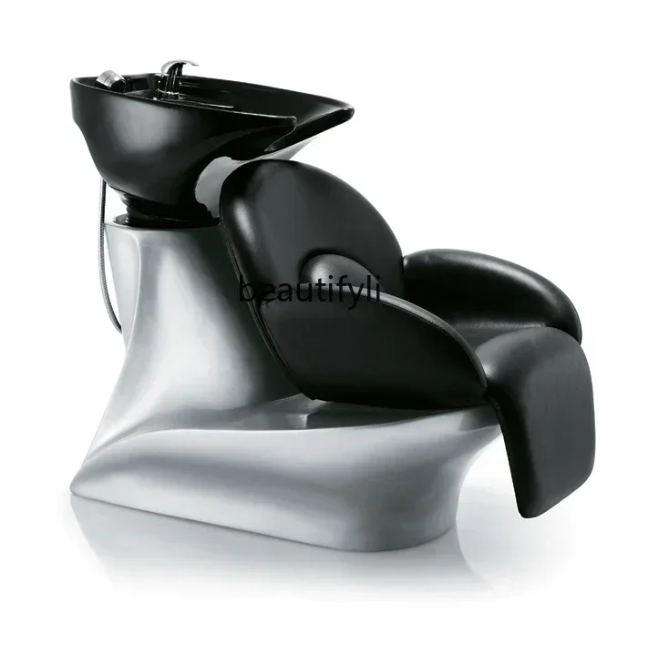 Electric Automatic Lying Half Shampoo Chair Hair Salon Barber Shop Shampoo Basin Flushing Bed