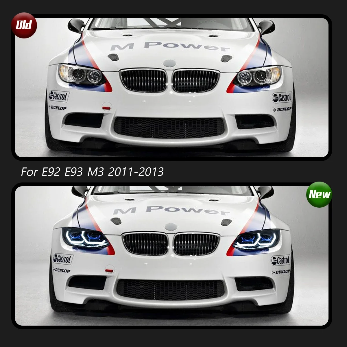 TYPY Car For BMW E92 E93 Headlights M3 2006-2013 Upgrade Modified