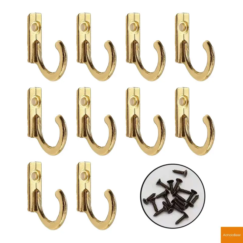 hooks key for hanging keys wall small jewelry hangers decorative- 2pcs Wall  Mounted Single Hook J Type Coat Hanger Unique Screw - AliExpress