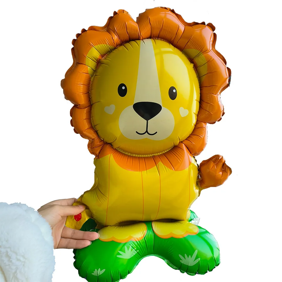 Palloncini Animali Giungla 6 Pcs Animali Giungla Palloncini Alluminio Palloncino Giungla Decorazione Compleanno Palloncino palloncini Kit Arco Palloncini Tema Giungla Safari Festa Compleanno Bambini