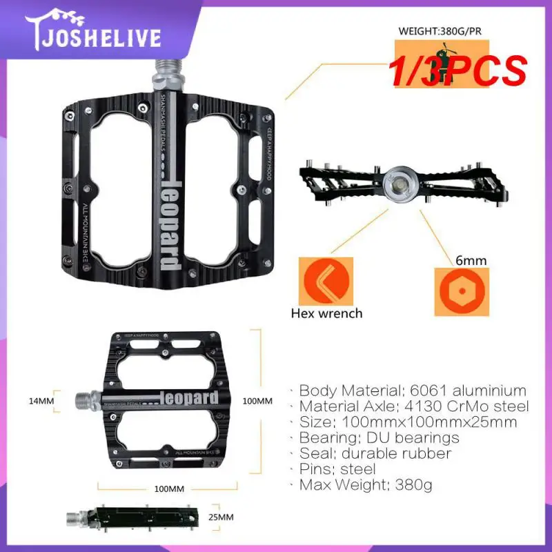 

1/3 шт., ультралегкие Нескользящие педали с 3 подшипниками