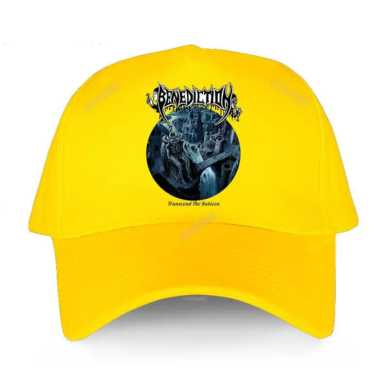 Men Baseball Cap High Quality hats Unisex Snapback BENEDICTION TRANSCEND THE RUBICON Dad Caps outdoor summer short visor hat