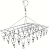 Stainless Steel Windproof Clothespin Laundry Hanger Bra Sock Towel Clothesline Hook Clothes Rack Peg Dryer Airer Drying 1