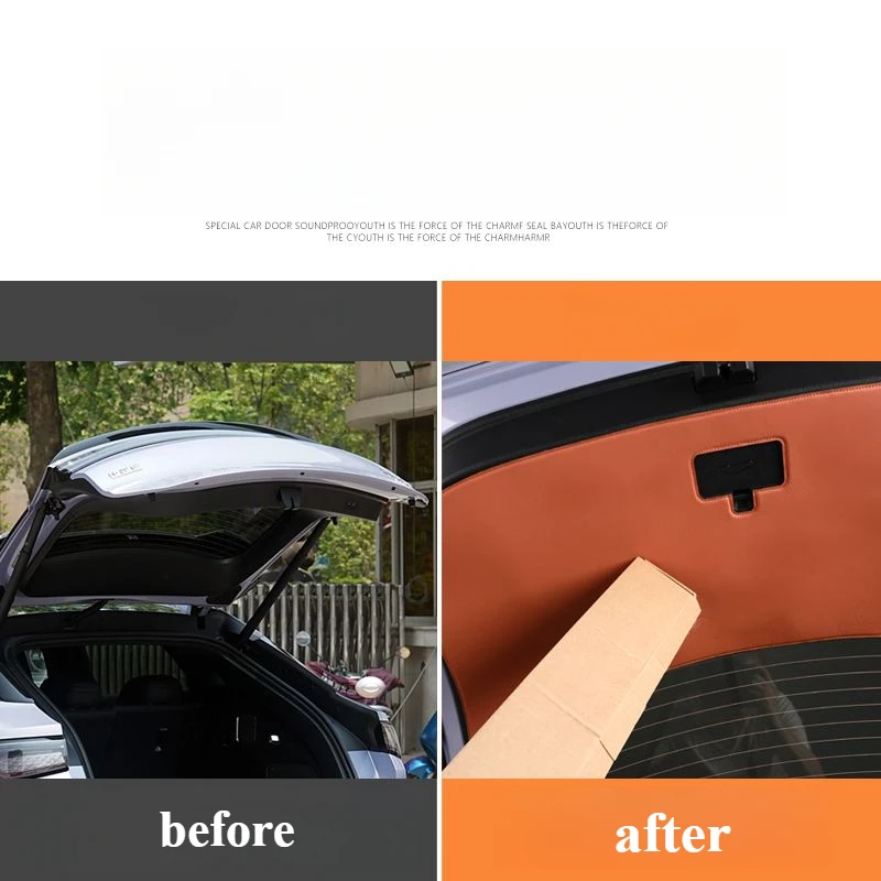 For BYD Sealion 7 Car Styling Tailgate Protection Sticker Trunk Protection Pad Anti Kick Mat Auto Modified Accessories