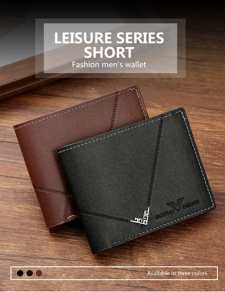 pu leather wallet for men