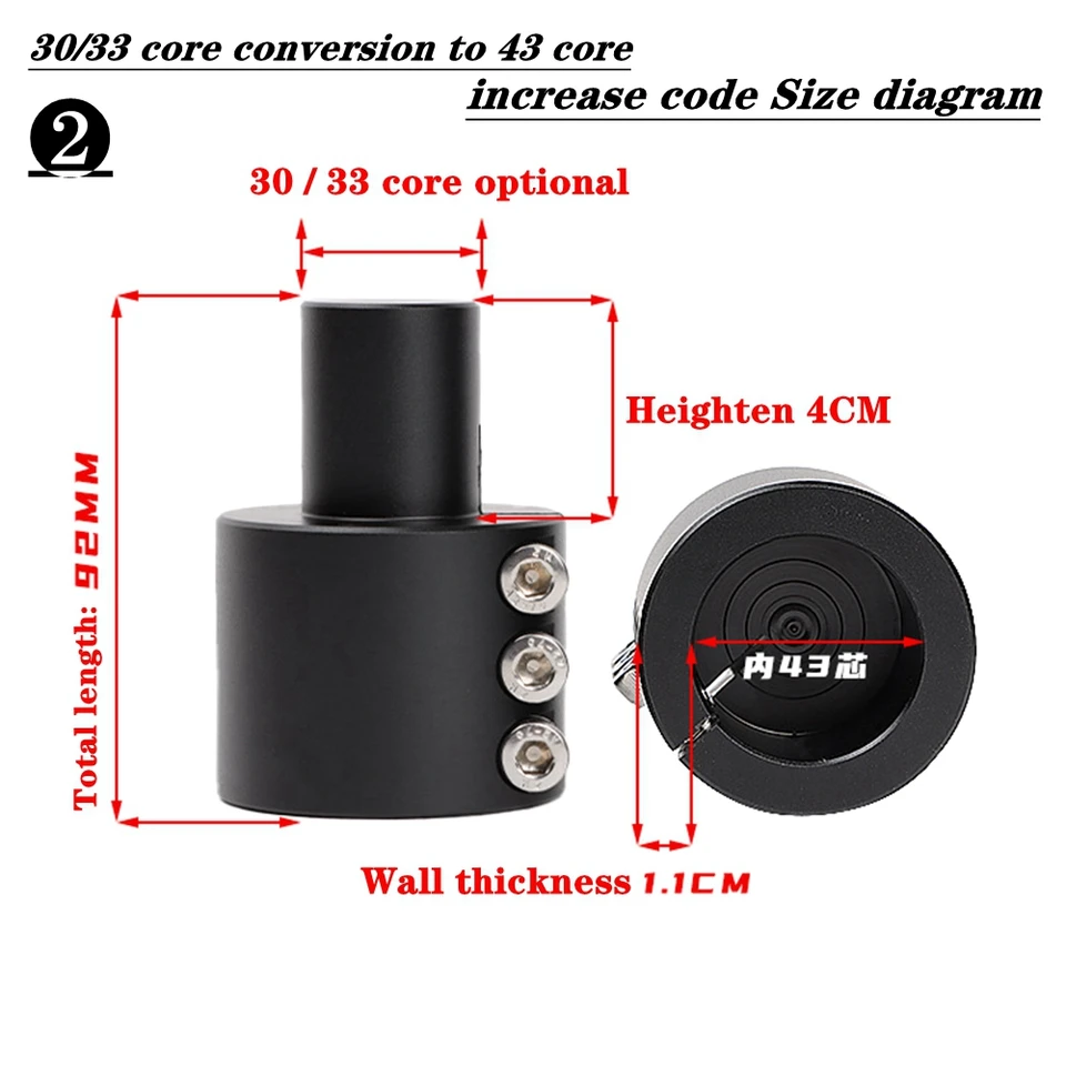 Motorcycle Front Shock Absorber Heighten Increaser Extender