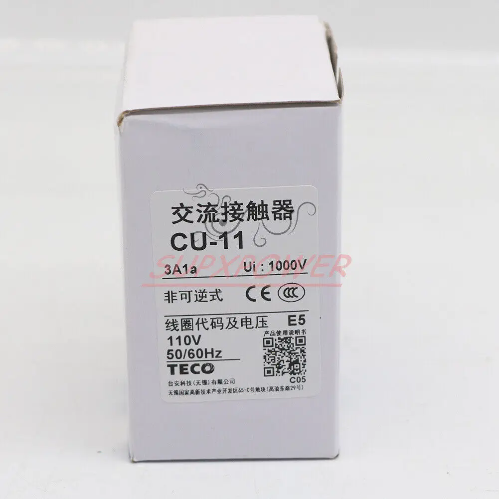 

New CU-11 110V For TECO Taian AC contactor (1PCS)