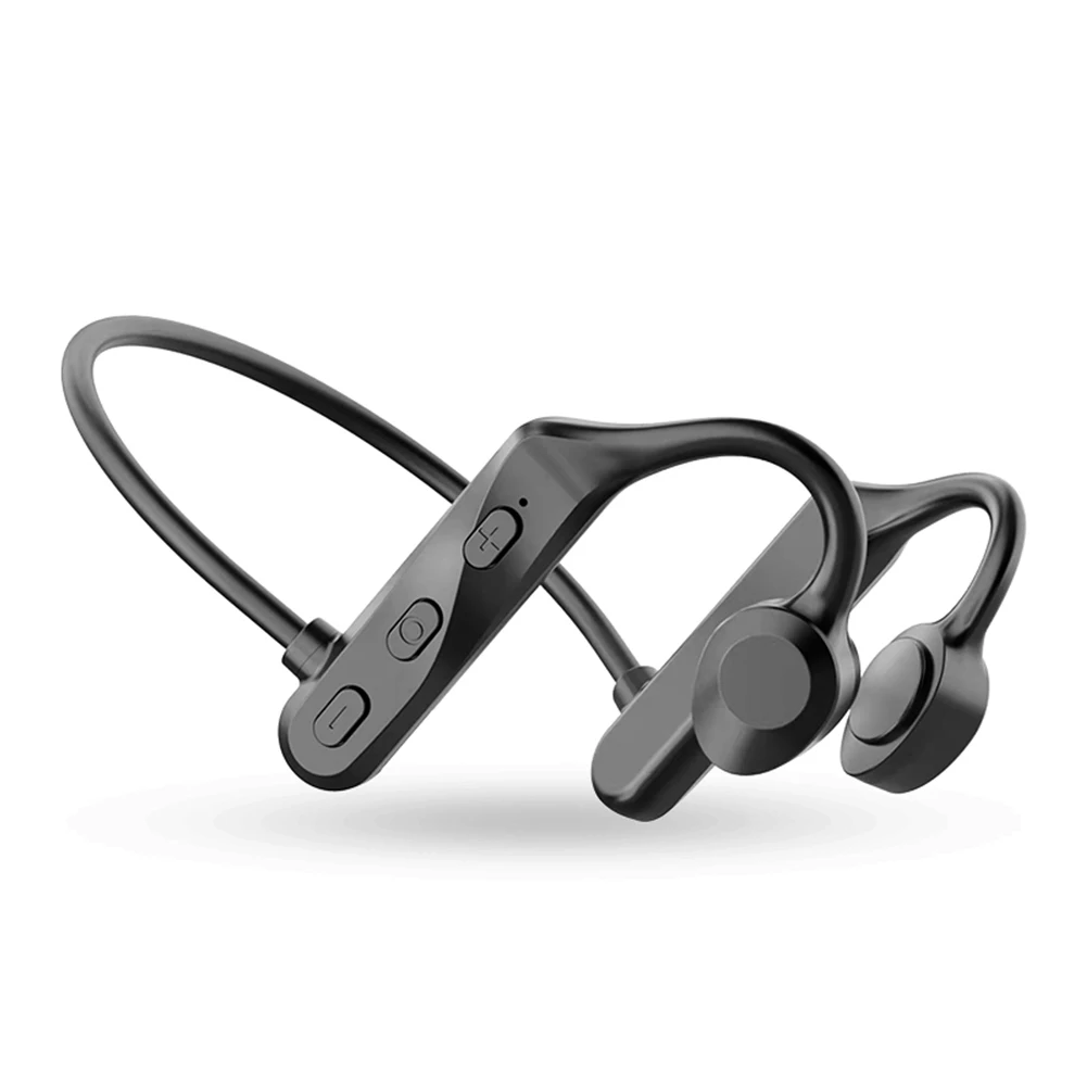 Bone Conduction Headphones Handfree Ear Hook Earphones Lightweight Bluetooth-Compatible Comfortable To Wear Sport Earphones