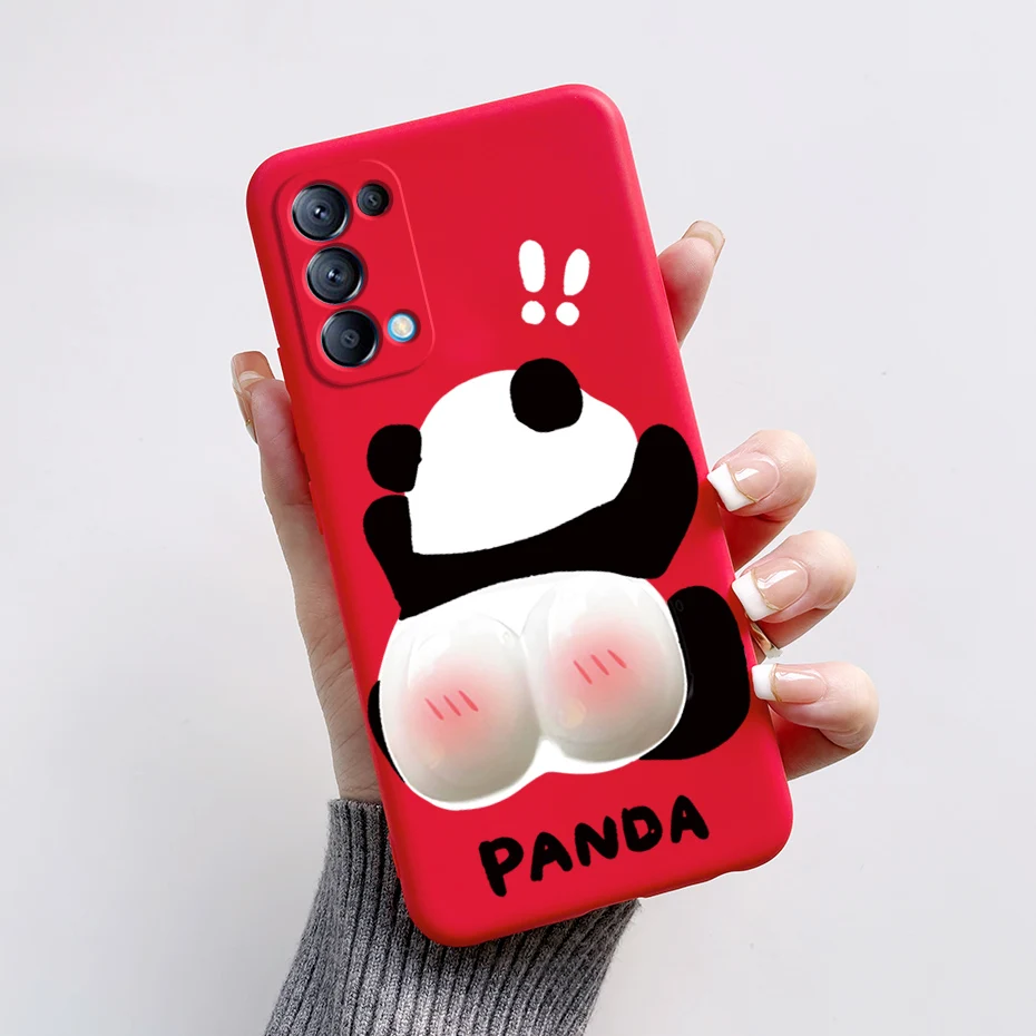 Cute Panda Silicone Bumper Phone Case