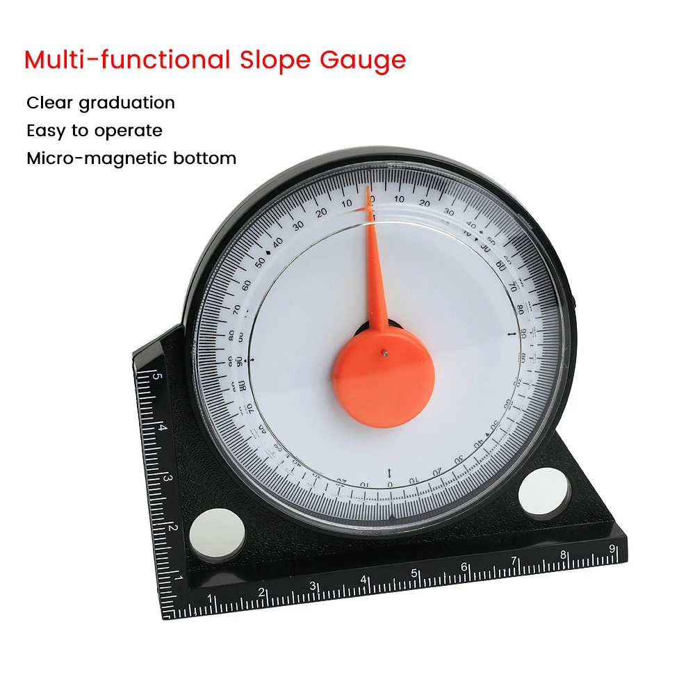 Slope Mini Inclinometer Protractor Tilt Level Meter Angle Finder Clinometer Gauge Measurement Tool 3