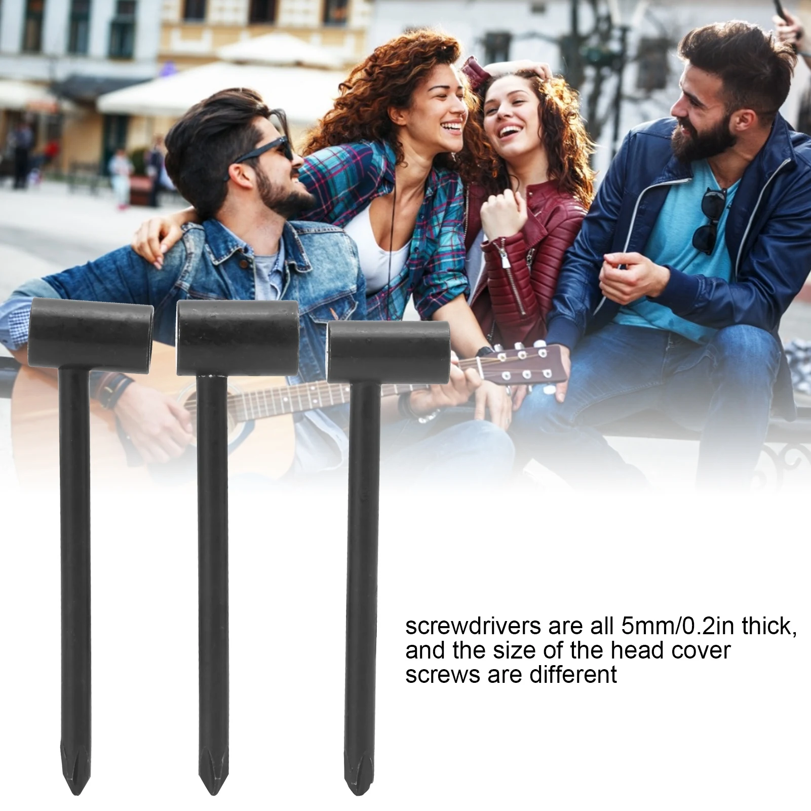 3Pcs Hexagon Socket Wrench For Adjusting Brass Truss Rod Hex Nut Truss Rod Wrench Adjustment Guitar Spanner Repair Tools