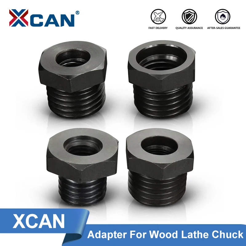 Drill Chuck Adapter XCAN Lathe Headstock Spindle M33x3.5/M18x2.5/1-8TPI/3/4"x16 Chuck Insert Wood Turning