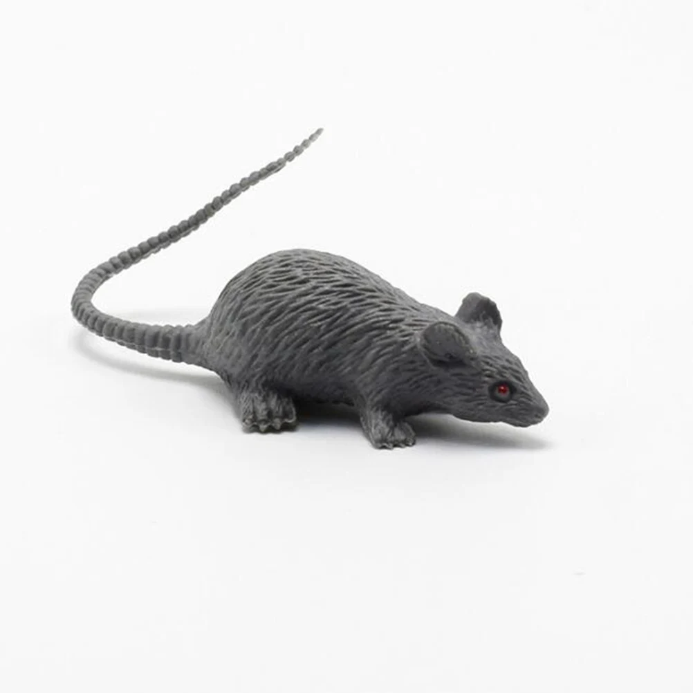 20 PCS Simulation Mouse Toys Scary Prank Prop Halloween Props Small Model Electronic Party Supplies Realistic Fake