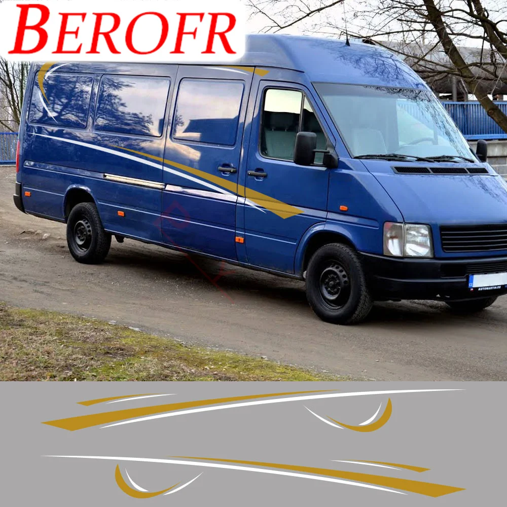 

6 шт./партия, виниловые наклейки на автомобиль Volkswagen VW LT35 LT28 LT