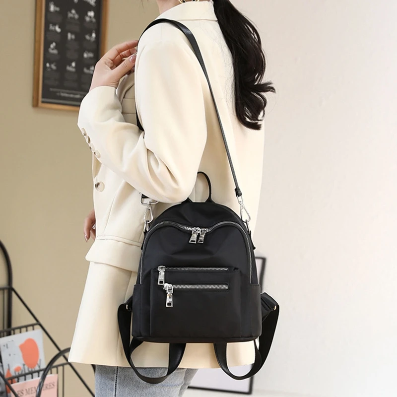 Women Small Backpack Nylon Backpacks Casual Daypack School Bags for Girl College