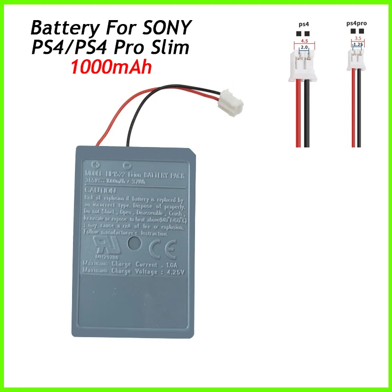 Batteria Controller Ps4 1-3Pcs Per Sony Ps4 Pro Slim Lip1522 Dualshock 4 V1 V2 Controller Wireless Playstation Gamepad 4X Batteria