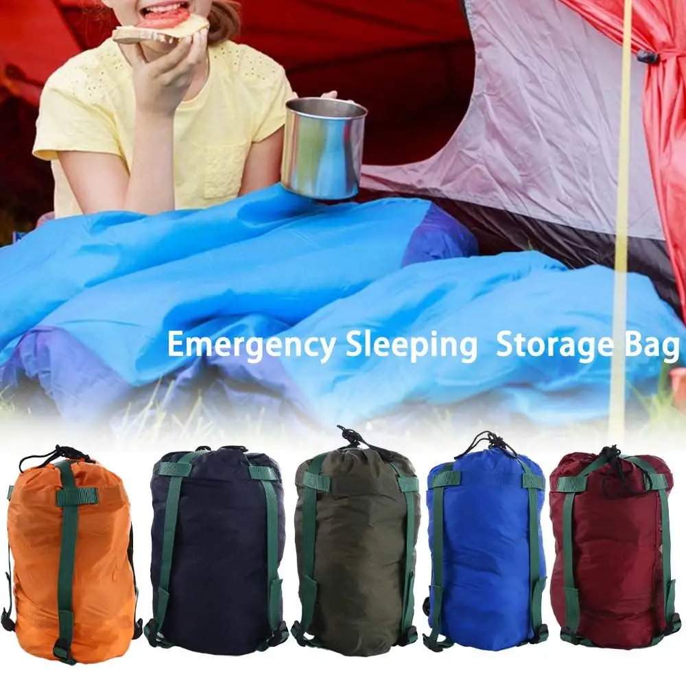 

Hiking Storage Bag Waterproof Outdoor Bivvy Emergency Sleeping Storage Bag Compression Stuff Sack Sleeping Bag Storage Bag