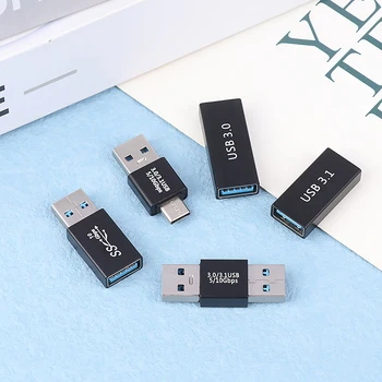 TV 데스크탑 컴퓨터용 USB 3.0 암-암 커넥터 어댑터, AF-AF 커플러, F/F 젠더 체인저 익스텐더 컨버터