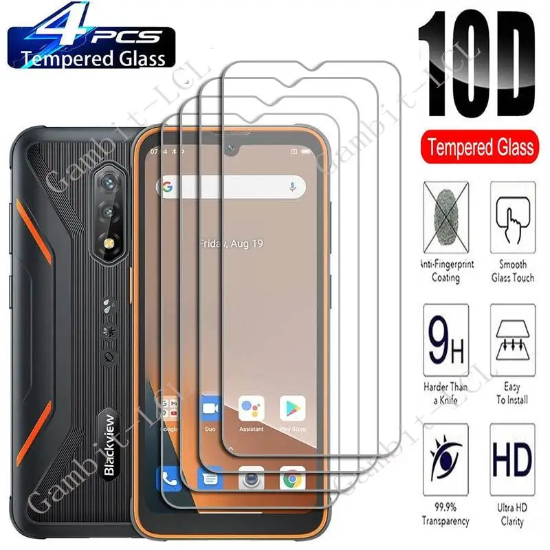 

4PCS Tempered Glass For Blackview BV9300 BV9200 BV8900 BV8800 BV5300 Pro BV5200 A53 A55 A52 A85 A95 A90 Screen Protector Film