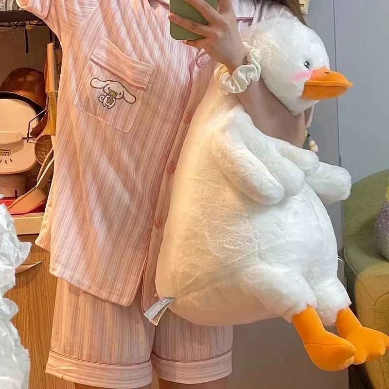 Stupid Duck Doll Soft Cute Plush Doll Sleepy Duck Sofa Pillow Lazy Girl Creative Gift 6