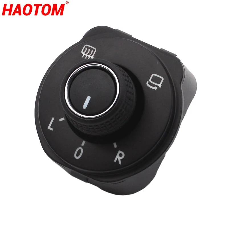 

Автомобильный переключатель бокового зеркала заднего вида, регулируемая ручка управления, складной нагрев для VW Polo 6R 2011 2012 2013 2014 2015 2016 6rd9565d