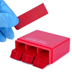 Dental Bite Paper - Double - Sided Blue/Red Strips for Oral Care & Teeth Whitening (300 Sheets) (Red 300pcs)