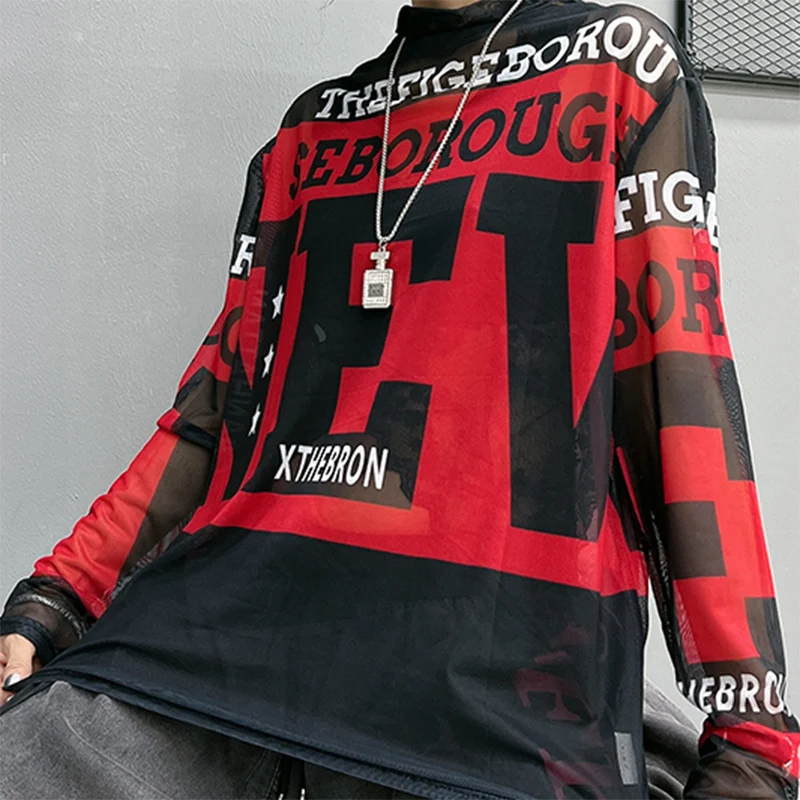 المرأة الوقوف طوق إلكتروني الطباعة فضفاضة تي شيرت غير رسمي ، السيدات طويلة الأكمام أعلى ، Harajuku Y2K شبكة المحملة ، المرأة البلوز ، الخريف ، الشتاء 4 المرأة الوقوف طوق إلكتروني الطباعة فضفاضة تي شيرت غير رسمي ، السيدات طويلة الأكمام أعلى ، Harajuku Y2K شبكة المحملة ، المرأة البلوز ، الخريف ، الشتاء 4