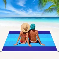 Beach Blanket, Waterproof and Sandproof Large 2-3 Adult Light Picnic Mat Travel Camping Hiking Beach Blanket 1