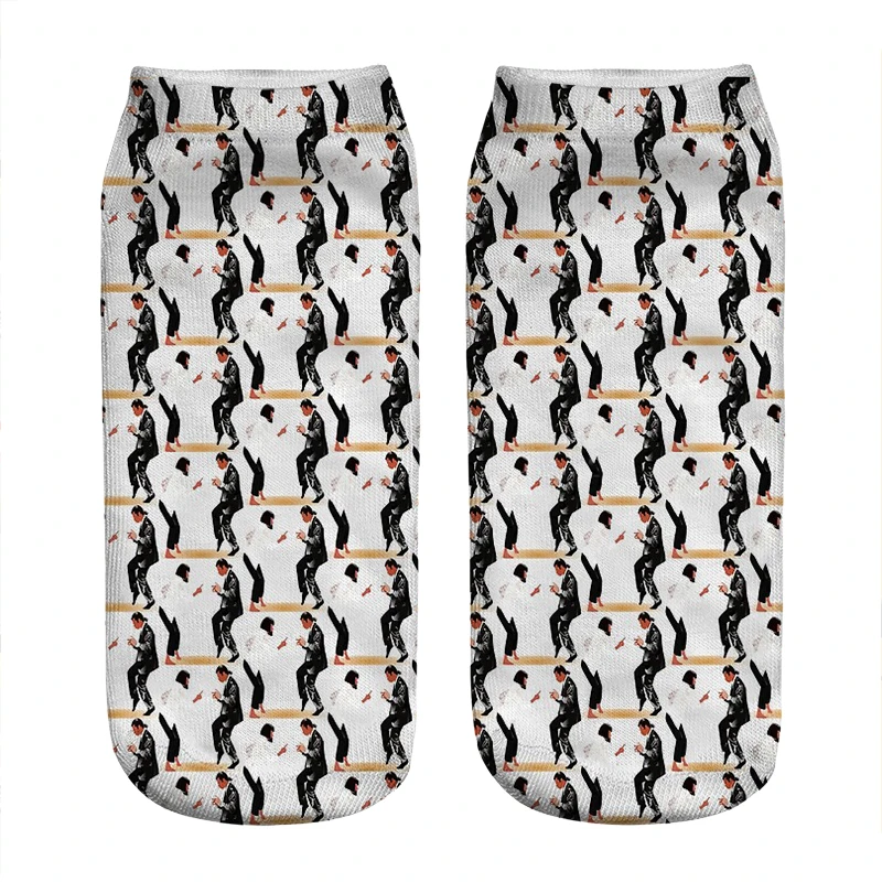 

Женские носки кавайные забавные носки с мультипликационным принтом из мультфильма Веселая забавная Новинка в стиле Харадзюку милые подаро...