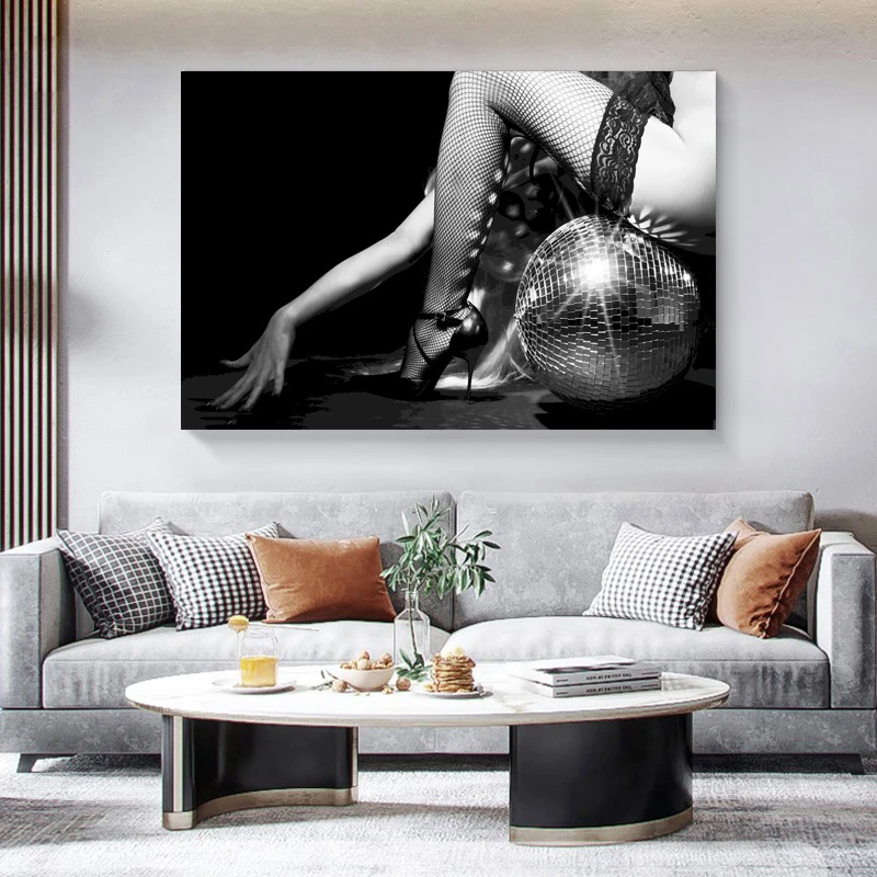 zoon Paradox regel Art Zwart En Wit Grijs Schoonheid Canvas Schilderij Woonkamer Sofa Thuis  Hal Decoratie| | - AliExpress