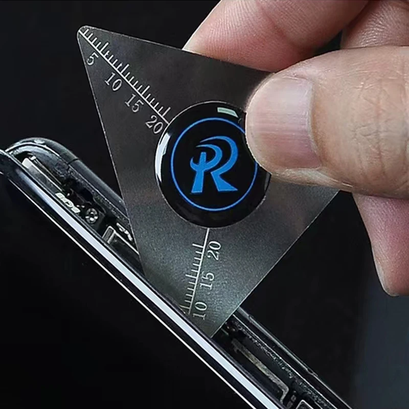 Stainless Steel Pry Bar Ultra Thin 0.1mm Flexible Stainless Steel Pry Bar Crowbar Removal Card Mobile Phone Repair Tools Screen Pry Spudger Opening stainless steel pry bar