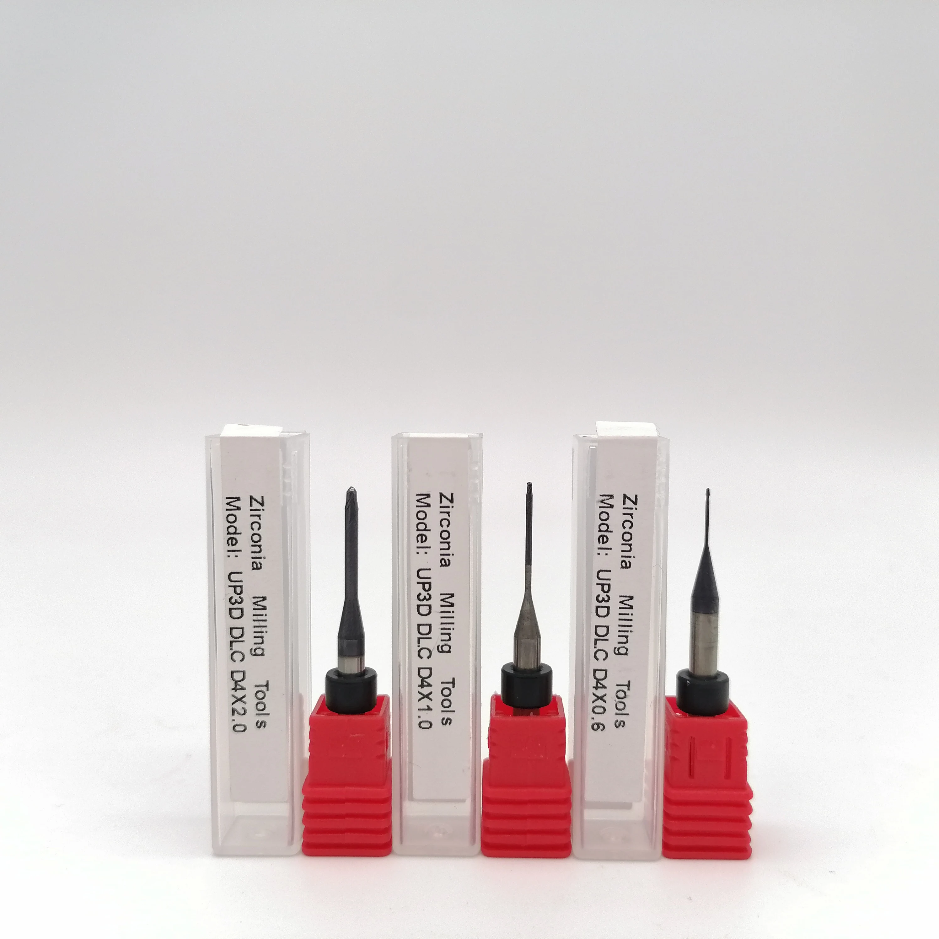 Dental Labor Materialien Fräser UP3D P53 Erdbeeren für CADCAM Für Mühle Zirkonoxid Block DC DLC Beschichtung – Detail 3
