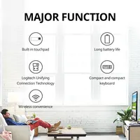 Logitech K400Plus Android Smart TV Laptop Touch Panel Wireless Touch Keyboard
