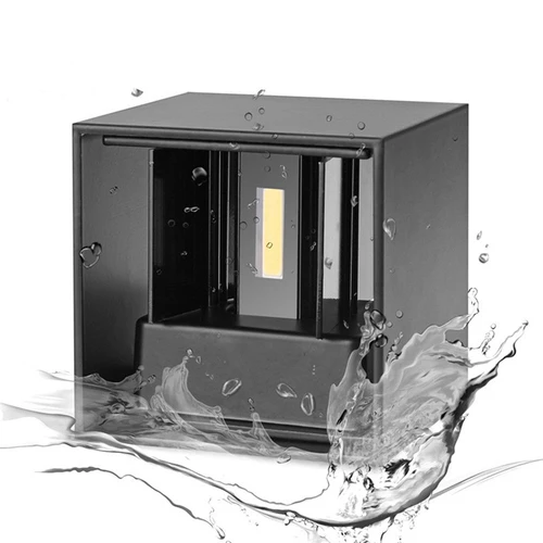 LED 조명, 6W, 10W 실내 침실 및 베란다 또는 야외 정원 등에 사용, IP65 방수 침대 머리맡 벽에 거치 장식 램프 알루미늄 소재 6