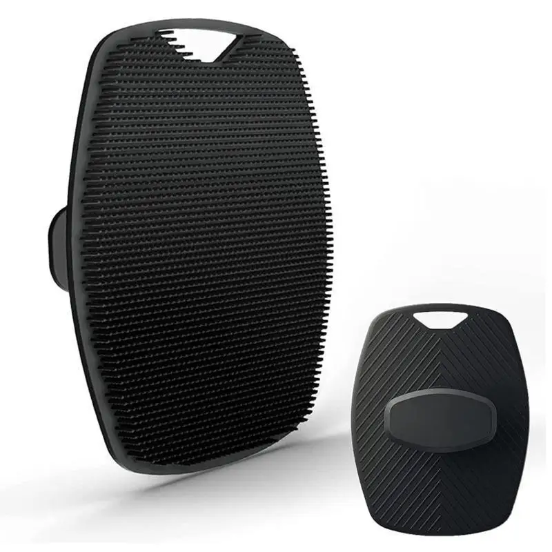 1pc Soft Silicone Exfoliating Brush Cleanser Manual Body Cleansing Scrubber Shower Gentle Massage Bath Brush For Men 6