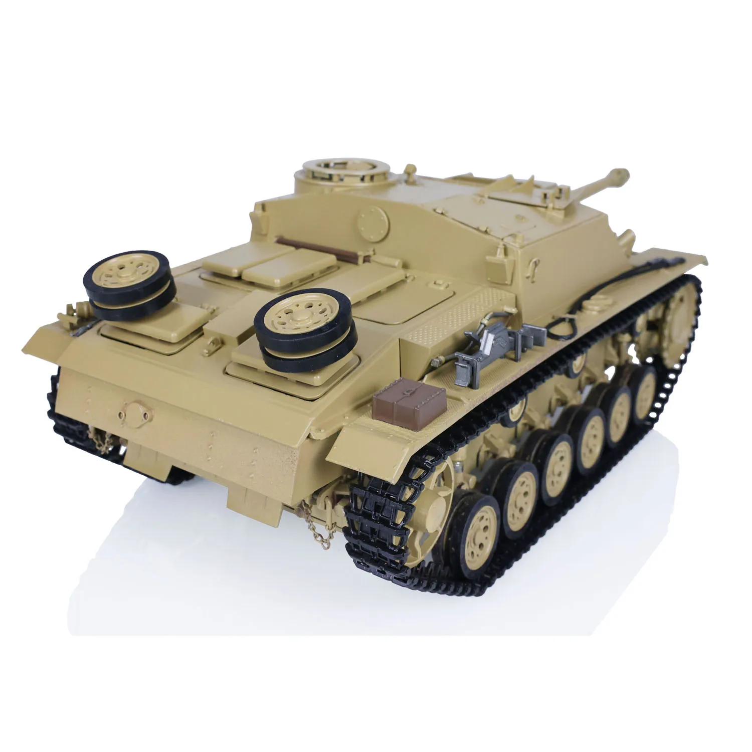 Metal Mato 1/16 Stug III RC Tank KIT Ver Infrared Barrel Recoil Yellow 1226 TH00668-SMT4 5