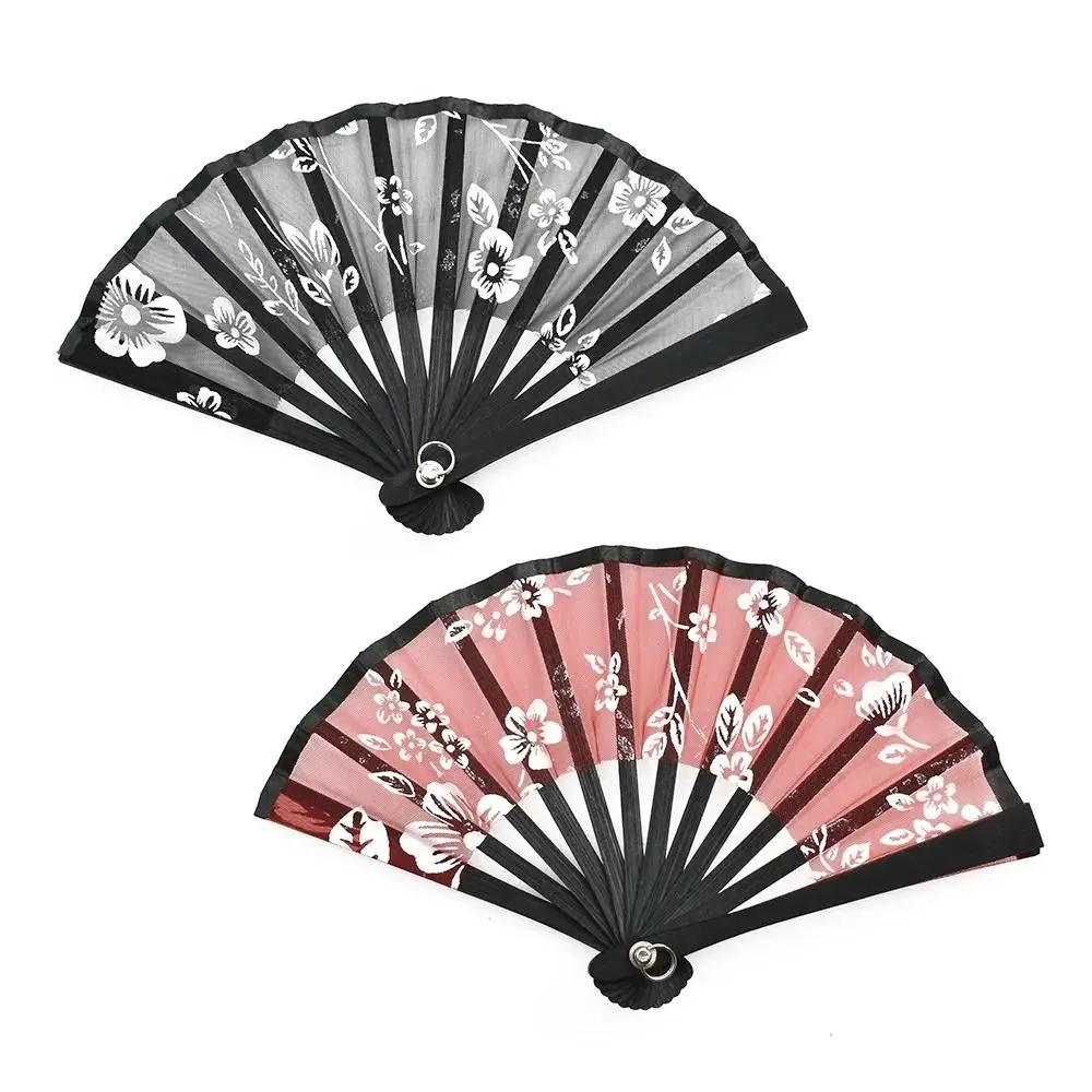 Folding Fan Handheld Fan 8cm Mini Silk Fan Wall Hanging Cute Folding Fans Toys Handmade Doll Craft Children's Toys portable fan mini fan hand fan silk fans