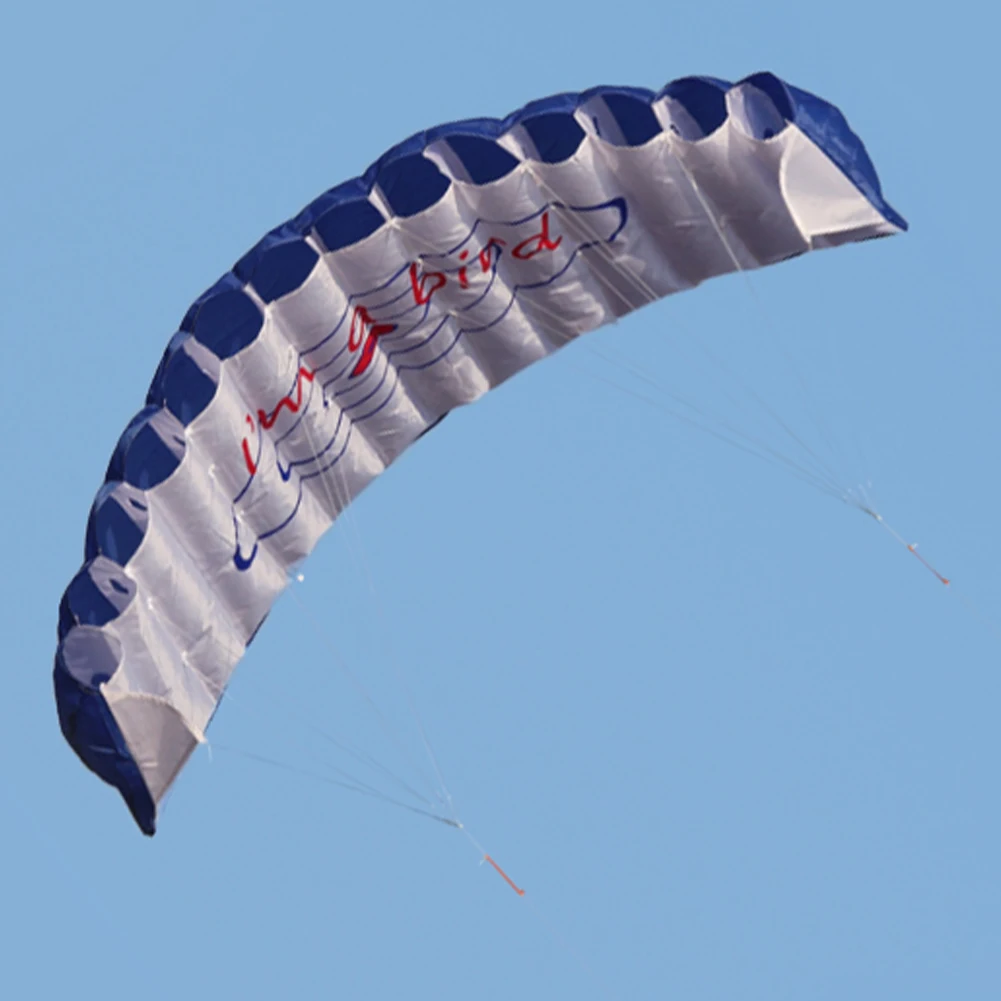 Nylon Dual Line Stunt Parafoil Kite for Beach Outdoor Fun