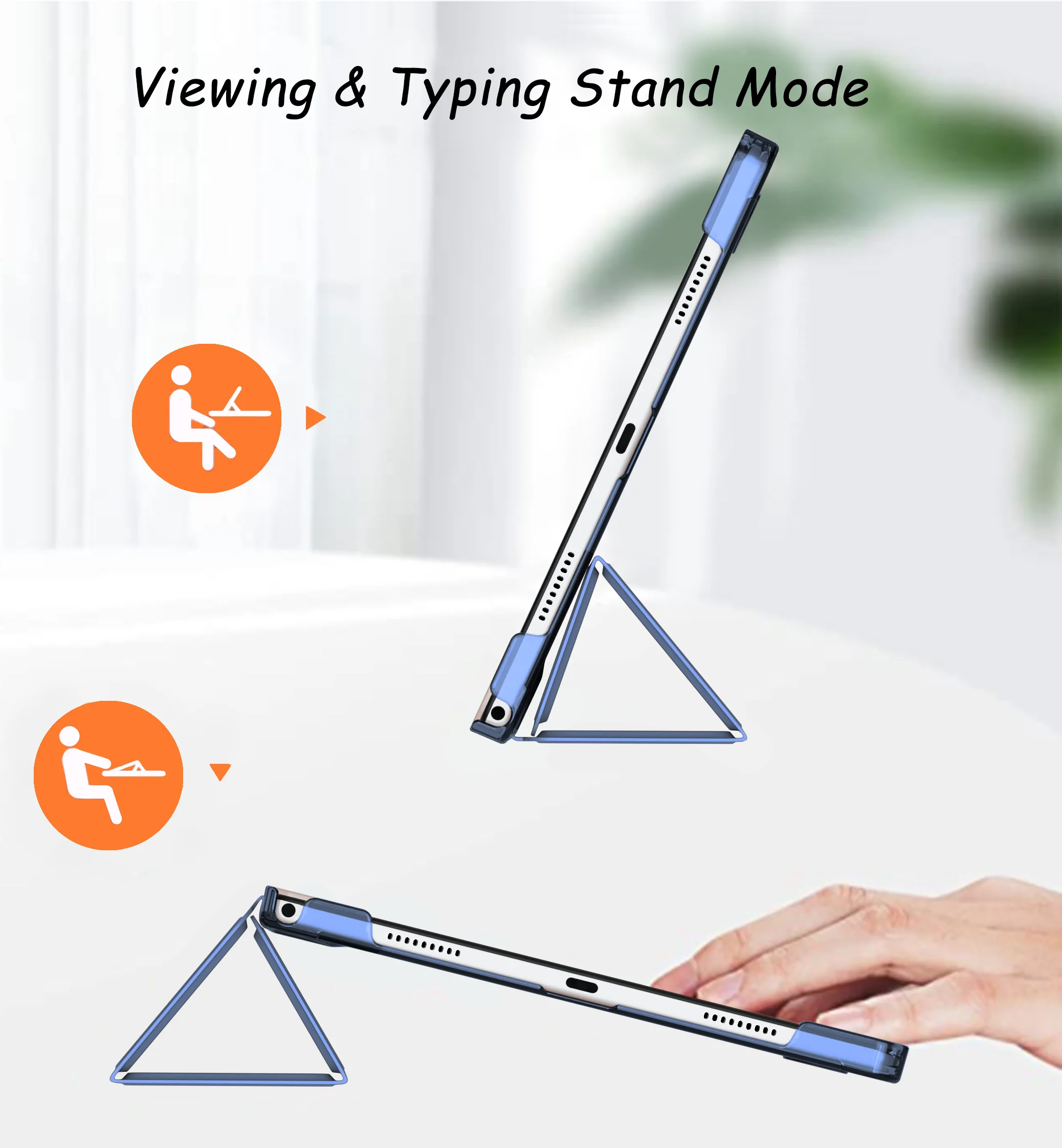 For Samsung Galaxy Tab A8 10.5 inch 2022 Tablet Cover for Samsung Tab A8 10.5 SM-X200/X205 Tri-folding Stand Case for A7 Lite