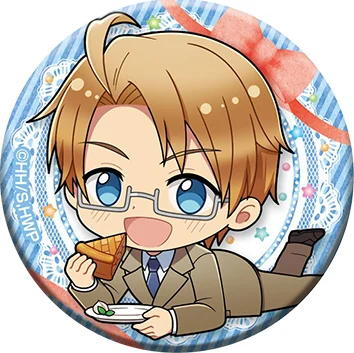 ピンズ　ヘタリア　axis powers　イギリス　切 手風ピンズ　バッジ ヘタリア イギリス チェンジング缶バッジ ピンズ・ピンバッジ