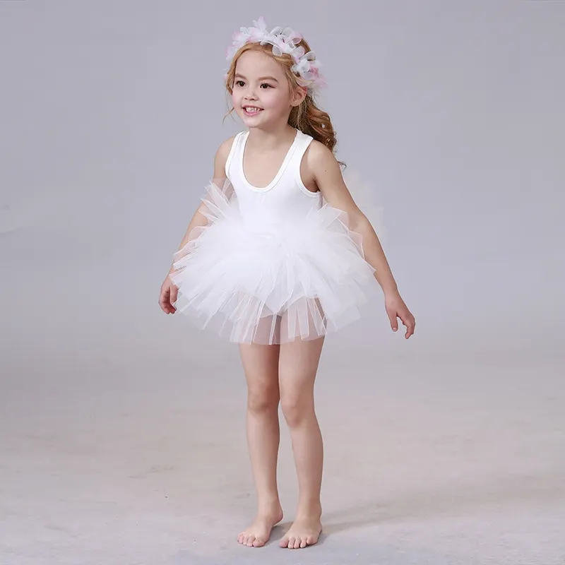 Baby Girl Princess Tutu Dress Sleeveless Infant Toddler Puffy Ballet Dress Party Dance Baby Clothes 1-8Y girls dress princess costume kids clothes children dance suit