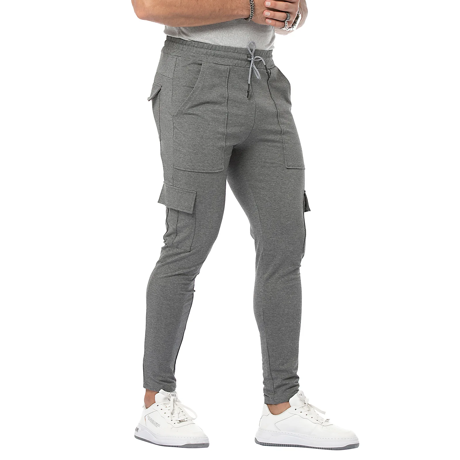 

Pure Cotton Sports Casual Pants Men's Autumn Style Multi-pocket Casual Pants Men's Trousers