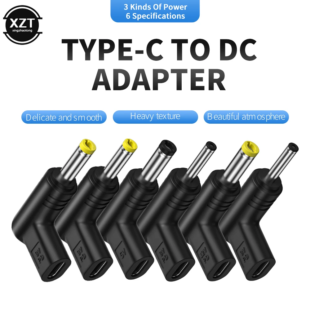 NEW USB C PD to DC Power Connector Universal 12V Type C to DC Jack Plug Charging Adapter Converter for Router Tablet Mini Fan