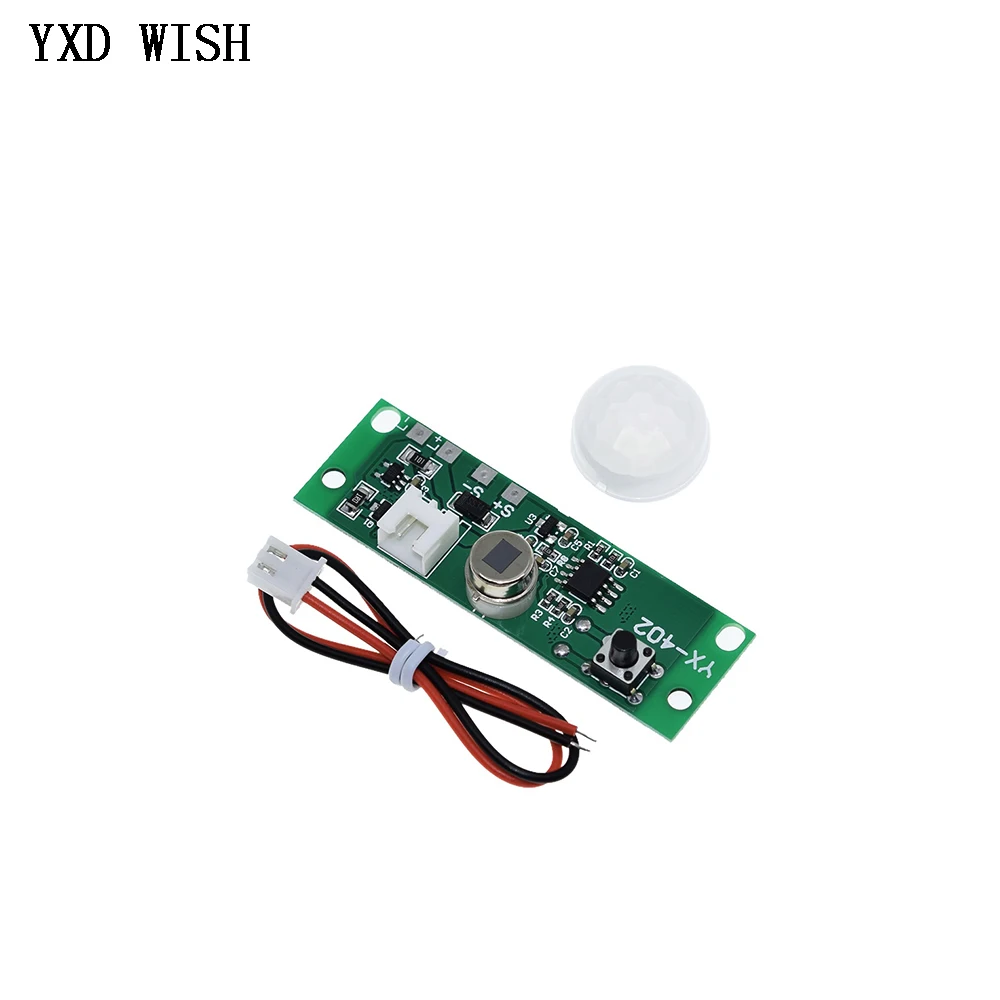 1-5pcs 3.7V DIY Solar Lamp Board Infrared Human Body Induction Solar Circuit Board Control Sensor Night Light Module Controller