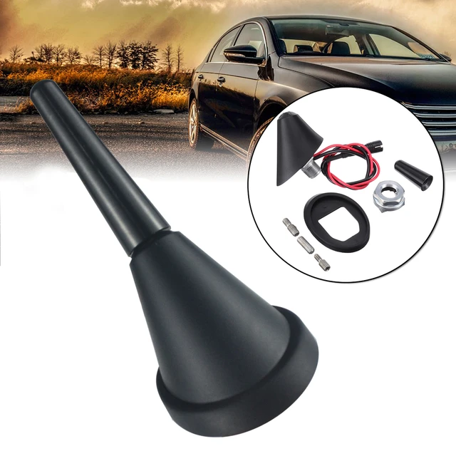 Antena corta de fibra de carbono para coche, Radio de tornillo con  tornillos, juego de accesorios, nuevo, 3cm - AliExpress