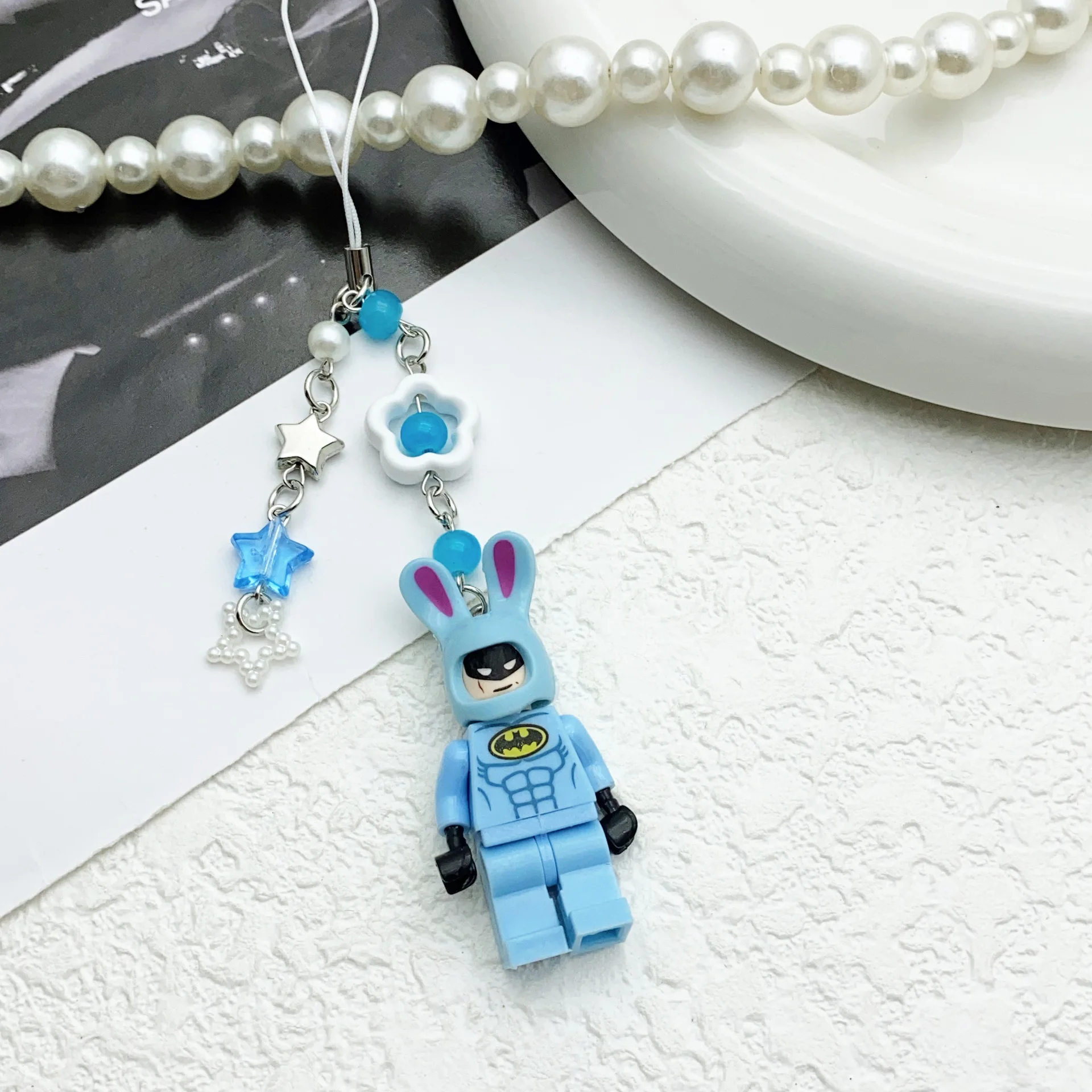 3D Fairy Star Bat Keychain Figure Character Phone Charm Personalized Backpack Accessory Gifts Cute Handmade Bat Keychain anime keychain keychain pendant