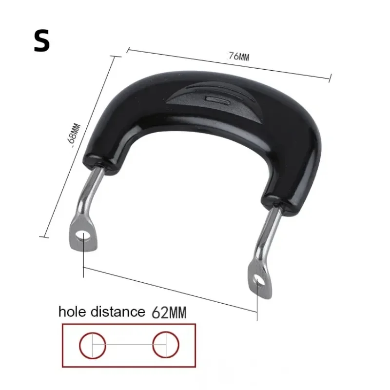 Two-hole Metal Pressure Pan Cookware Steamer Sauce Cooker Pot Short Handle Side Handles Replacement Kit 2pcs/lot